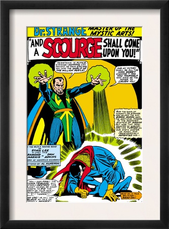 Strange Tales #161 Cover: Dr. Strange And Baron Mordo by Dan Adkins Pricing Limited Edition Print image