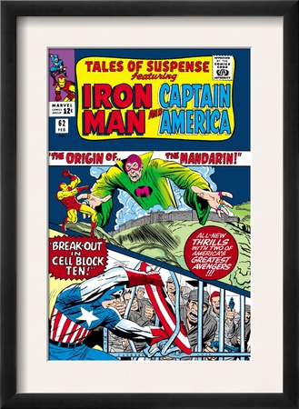 Tales Of Suspense #62 Cover: Iron Man, Captain America And Mandarin by Don Heck Pricing Limited Edition Print image