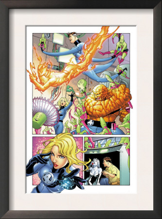 Marvel Knights 4 #23 Group: Mr. Fantastic by Mizuki Sakakibara Pricing Limited Edition Print image