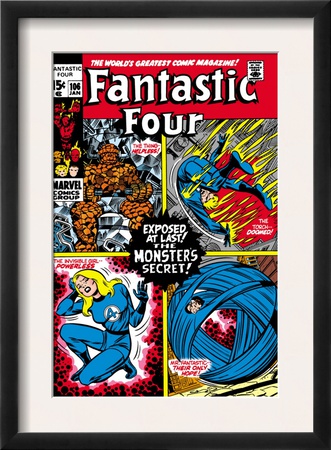 Fantastic Four #106 Cover: Mr. Fantastic by John Romita Sr. Pricing Limited Edition Print image