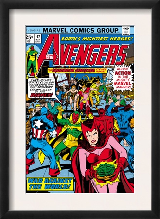Avengers #147 Cover: Scarlet Witch by George Perez Pricing Limited Edition Print image