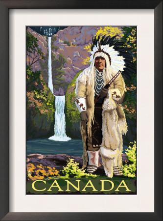 Chief In Full Dress - Canada, C.2009 by Lantern Press Pricing Limited Edition Print image
