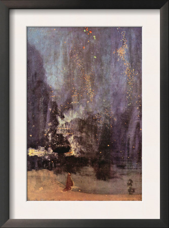 Nocturne In Black And Gold, The Falling Rocket by James Abbott Mcneill Whistler Pricing Limited Edition Print image
