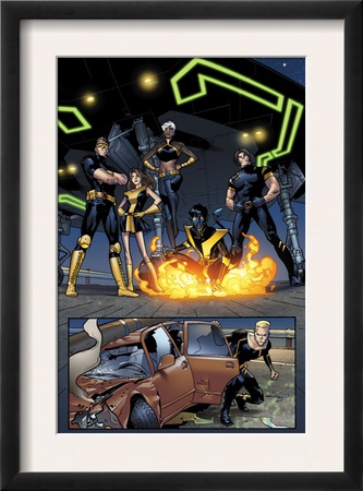 Ultimate X-Men #63 Group: Nightcrawler, Wolverine, Cyclops, Storm, Grey, Jean And X-Men by Stuart Immonen Pricing Limited Edition Print image