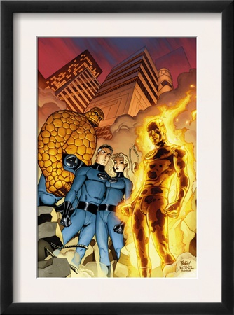 Fantastic Four #510 Cover: Mr. Fantastic, Invisible Woman, Human Torch, Thing And Fantastic Four by Mike Wieringo Pricing Limited Edition Print image