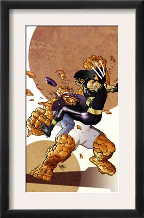 Ultimate Fantastic Four/ X-Men #1 Part 2 Cover: Wolverine And Thing by Pasqual Ferry Pricing Limited Edition Print image