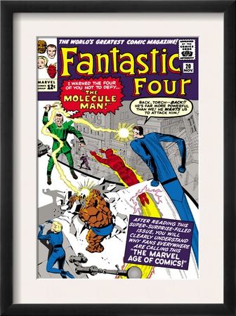 The Fantastic Four #20 Cover: Mr. Fantastic by Jack Kirby Pricing Limited Edition Print image