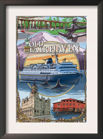 Fairhaven, Washington Views, C.2009 by Lantern Press Pricing Limited Edition Print image