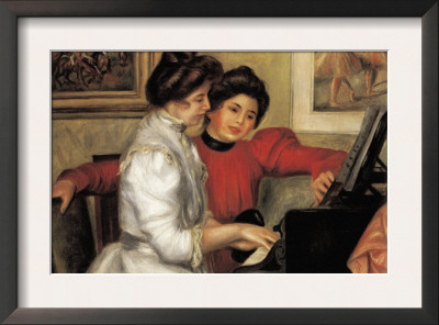 Yvonne And Christine Lerolle At The Piano by Pierre-Auguste Renoir Pricing Limited Edition Print image