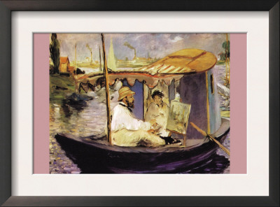 Claude Monet Dans Son Bateau Atelier by Édouard Manet Pricing Limited Edition Print image
