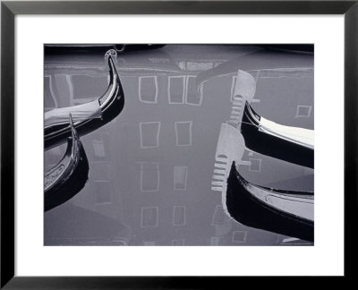 Gondolas On The Water, Venice, Italy by Walter Bibikow Pricing Limited Edition Print image