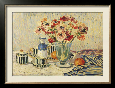 Still Life With Anemones by Paul Mathieu Pricing Limited Edition Print image