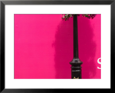 Dublin, Ireland, Pole In Front Of Pink Wall by Keith Levit Pricing Limited Edition Print image