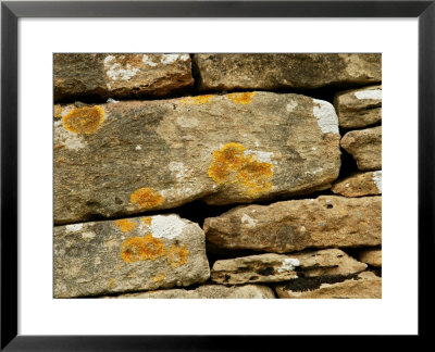 Close-Up Of Dry Stone Wall And Lichen by Susie Mccaffrey Pricing Limited Edition Print image