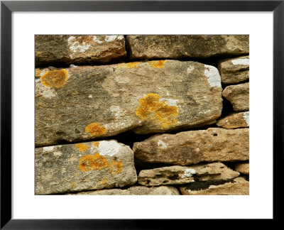 Close-Up Of Dry Stone Wall And Lichen by Susie Mccaffrey Pricing Limited Edition Print image