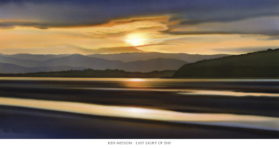 Last Light Of Day by Ken Messom Pricing Limited Edition Print image