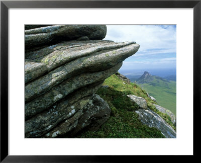 Rock Outcrop On Cul Beag, Scotland by Iain Sarjeant Pricing Limited Edition Print image