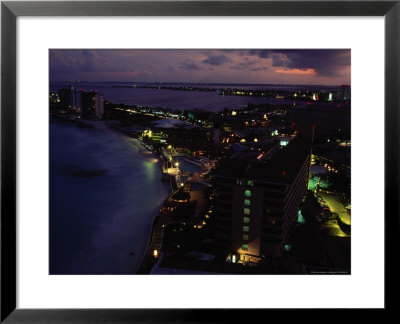 Cancun, Mexico At Night by Angelo Cavalli Pricing Limited Edition Print image