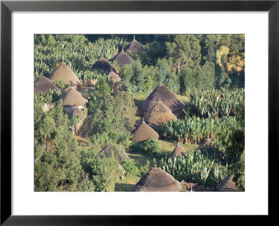 Village In The Land Of The Gourague, Hosana Region, Shoa Province, Ethiopia, Africa by Bruno Barbier Pricing Limited Edition Print image