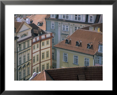 Elevated View Of Building Facades, Male Namesti, Old Town Square, Prague, Czech Republic by Neale Clarke Pricing Limited Edition Print image
