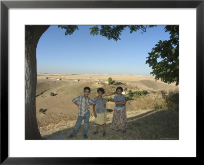Children Under Tree, Apamea (Qalat At Al-Mudiq), Syria, Middle East by Christian Kober Pricing Limited Edition Print image