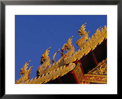 Nagas (Sacred Snakes) Decorating Temple Roof, Wat Phrathat Doi Suthep, Chiang Mai, Thailand by Marco Simoni Pricing Limited Edition Print image