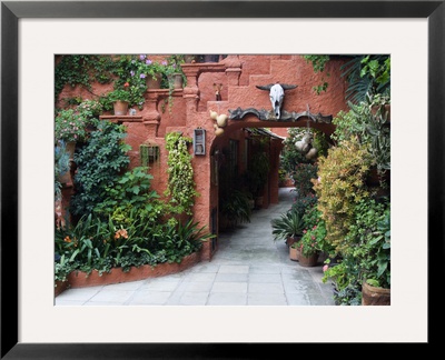 Villa Entrance To Garden, San Miguel De Allende, Mexico by Nancy Rotenberg Pricing Limited Edition Print image