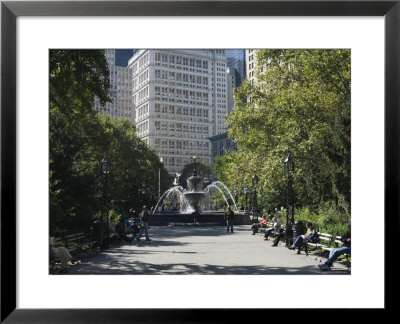 City Hall Park, Manhattan, New York City, New York, United States Of America, North America by Amanda Hall Pricing Limited Edition Print image