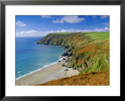 Lantic Bay, Near Fowey, Cornwall, England,Uk by John Miller Pricing Limited Edition Print image