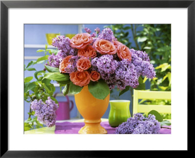 Arrangement Of Roses And Lilac by Friedrich Strauss Pricing Limited Edition Print image