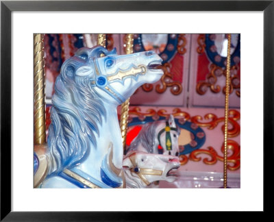 Decorated Carousel Pony, Seattle, Washington, Usa by William Sutton Pricing Limited Edition Print image