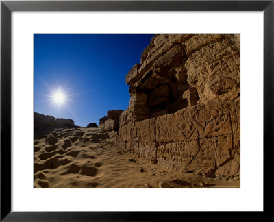 Temple Of Alexander The Great, Near El Bawati, Bahariya Museum, Valley Of The Golden Mummies, Egypt by Kenneth Garrett Pricing Limited Edition Print image