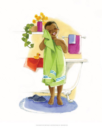 Bath Time Giggles (Boy) by Sylvia Walker Pricing Limited Edition Print image