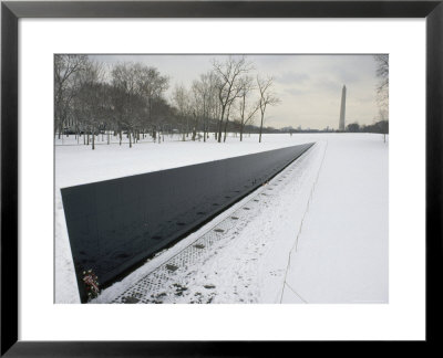 Vietnam Veterans Memorial In Winter by James P. Blair Pricing Limited Edition Print image