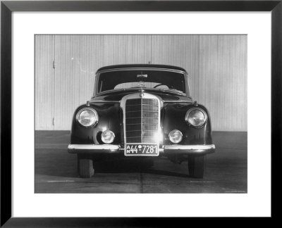 Front Shot Of A German Made Mercedes Benz Automobile by Ralph Crane Pricing Limited Edition Print image