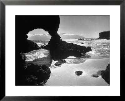 Natural Gateways Formed By The Sea In The Rocks On The Coastline by Eliot Elisofon Pricing Limited Edition Print image