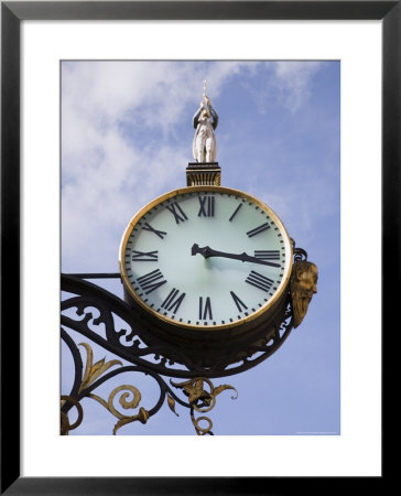 Little Admiral Clock On Church Of St. Martin-Le-Grand In Coney Street, City Centre, York, England by Pearl Bucknall Pricing Limited Edition Print image