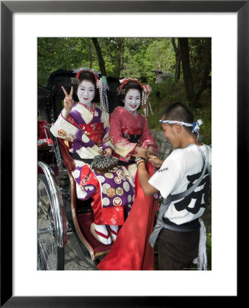 Geisha Maiko (Trainee Geisha) In Costume, Kyoto City, Honshu Island, Japan by Christian Kober Pricing Limited Edition Print image