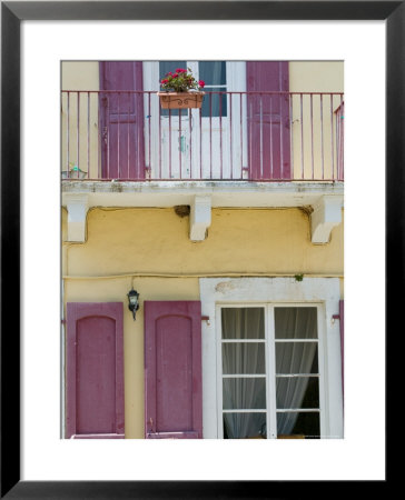 House Detail, Yacht Harbor, Fiskardo, Kefalonia, Ionian Islands, Greece by Walter Bibikow Pricing Limited Edition Print image