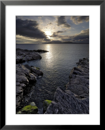 Clew Bay At Dusk Looking Towards Clare Island, County Mayo, Connacht, Republic Of Ireland by Gary Cook Pricing Limited Edition Print image