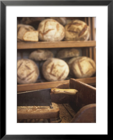 Bread On Shelves At A Baker's by Joerg Lehmann Pricing Limited Edition Print image