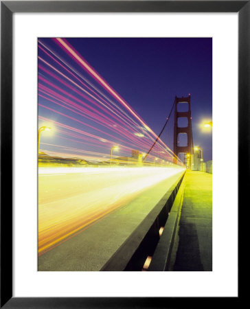 Golden Gate Bridge At Night, San Francisco, California by Mark Gibson Pricing Limited Edition Print image