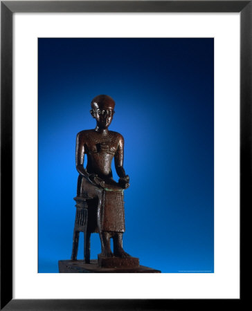Physician, Statue Of Imhotep, Tomb Of Qar, Egypt by Kenneth Garrett Pricing Limited Edition Print image