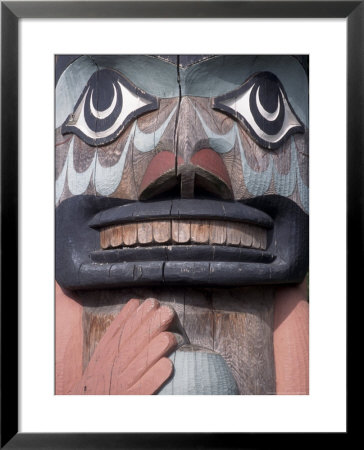Native American Totem Pole, Stanley Park, Vancouver, British Columbia, Canada by Connie Ricca Pricing Limited Edition Print image