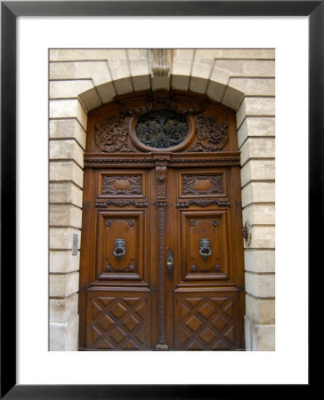 Ornately Carved Wooden Doors, Avignon, Provence, France by Lisa S. Engelbrecht Pricing Limited Edition Print image