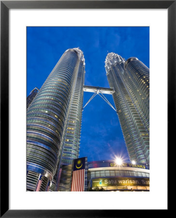 Petronas Towers And Malaysian National Flag, Kuala Lumpur, Malaysia by Gavin Hellier Pricing Limited Edition Print image