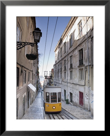 Elevador Da Bica, Bairro Alto District, Lisbon, Portugal by Michele Falzone Pricing Limited Edition Print image