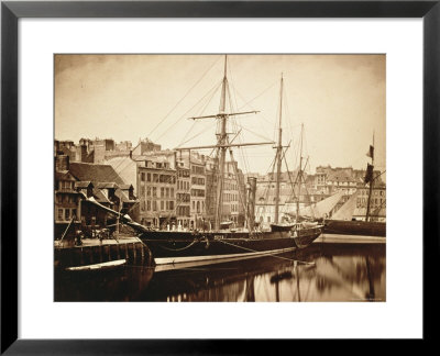 The Imperial Yacht La Reine Hortense At Le Havre, 1856 by Gustave Le Gray Pricing Limited Edition Print image