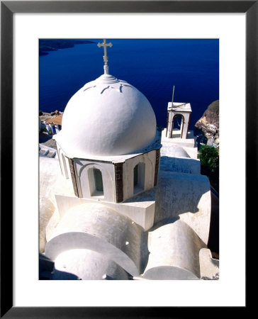 Orthodox Church, Fira, Greece by John Elk Iii Pricing Limited Edition Print image