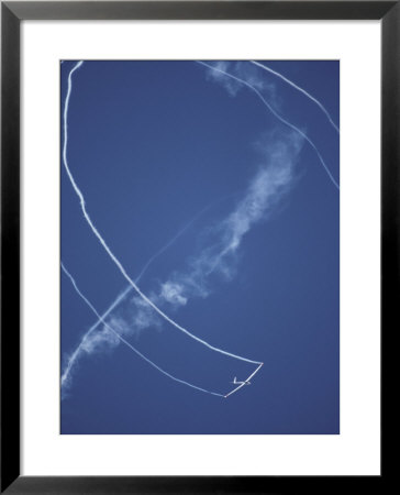 Salto Stunt Glider Doing A Loop Whilst Trailing Smoke From It's Wings, Australia by Jason Edwards Pricing Limited Edition Print image